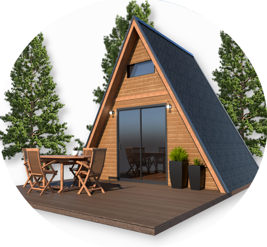 Modelo de casa eco-alpina